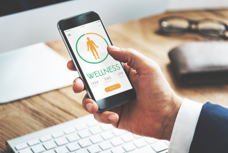 AI wellness app showing health analysis