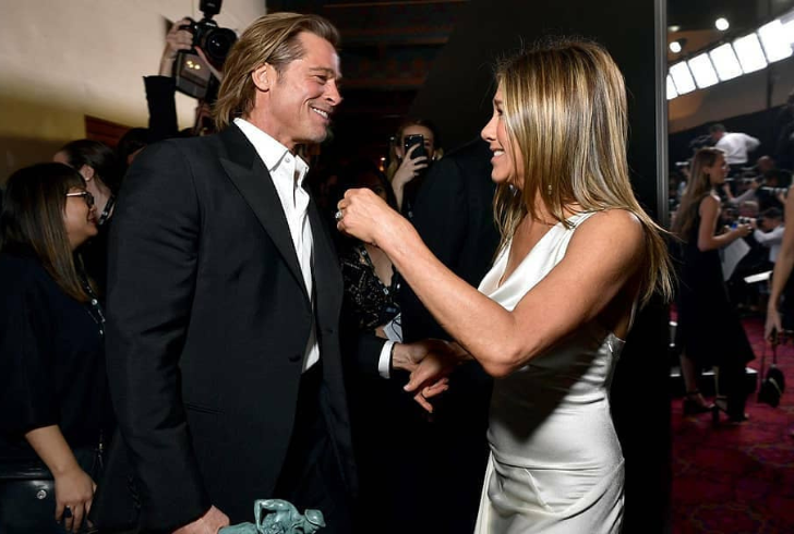 Jennifer Aniston and Brad Pitt