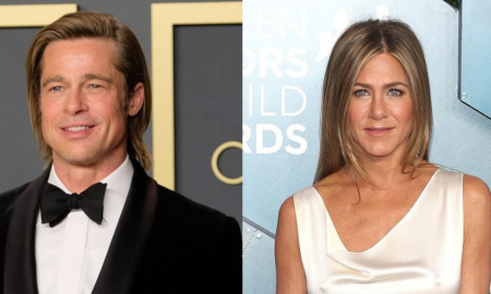 Jennifer Aniston and Brad Pitt