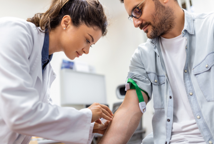 Blood test checking Lp(a) heart risk